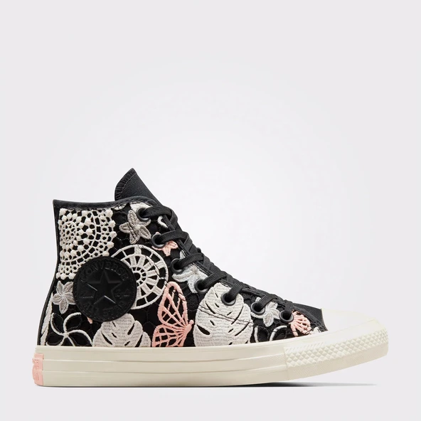 Converse Chuck Taylor All Star Butterflies Unisex Siyah Sneaker ürün görseli 1
