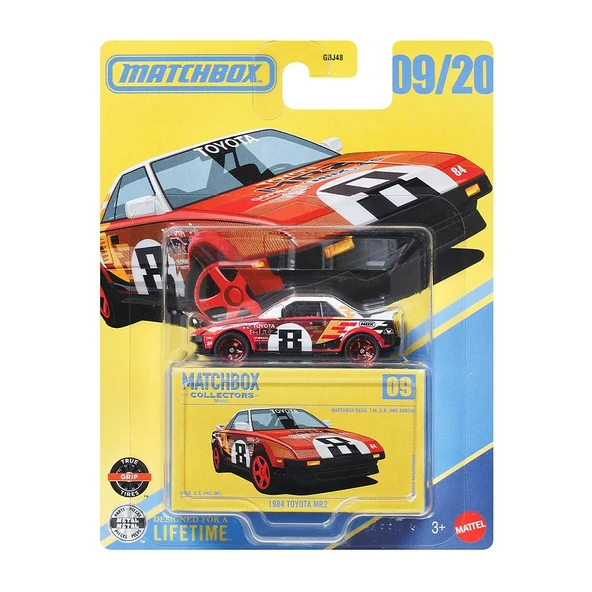 Matchbox Koleksiyon Araçlar 1984 TOYOTA MR2  GBJ48 - JJW03 ürün görseli 1