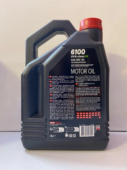 MOTUL 6100 SYN-CLEAN FE 5W30 4L - Resim 2