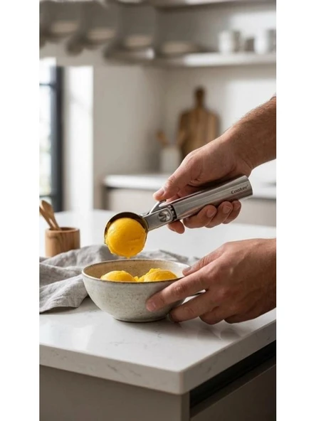 Cooker Çelik Dondurma Kaşığı ürün görseli 1