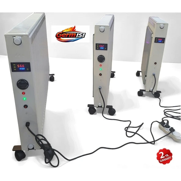 Germısı Hybrit Inverter Elektrikli Petek Radyatör 3kademe Turbo Modlu 60X90CM 500WATT-1500WATT ürün görseli 1