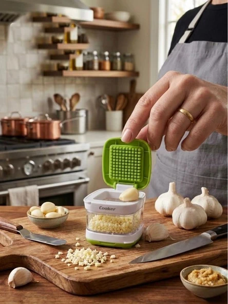 Cooker Hazneli Sarımsak Doğrayıcı ürün görseli 1