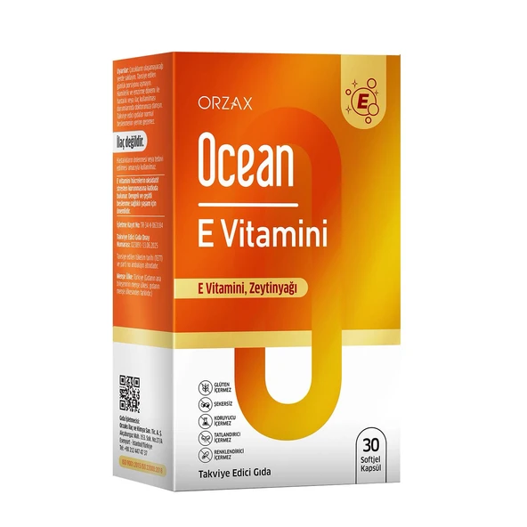 Ocean E Vitamini 30 Kapsül ürün görseli 1