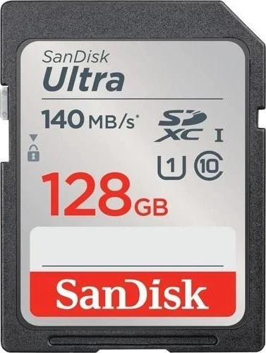 SanDisk Ultra 128 GB 140 MB/s SDSDUNB-128G-GN6IN Class 10 UHS-I Hafıza Kartı ürün görseli 1