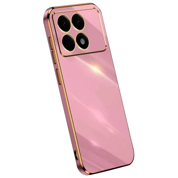 Xiaomi Poco X6 Pro Kılıf Volet Silikon - Mor ürün görseli 1