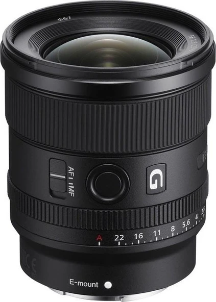 Sony FE 20mm f/1.8 G Lens ürün görseli 1