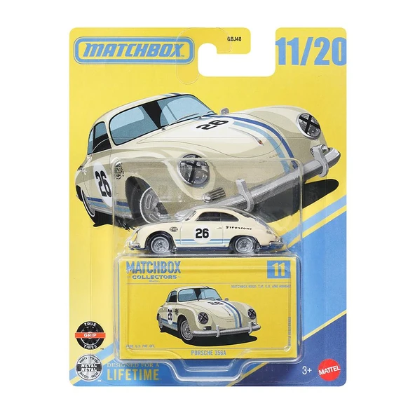 Matchbox Koleksiyon Araçlar PORSCHE 356A GBJ48 - JJW11 ürün görseli 1