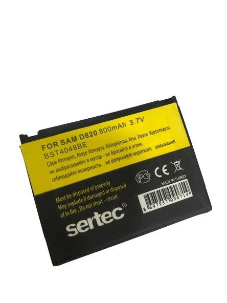 SERTEC - Samsung V740/D820 Uyumlu Batarya ürün görseli 1