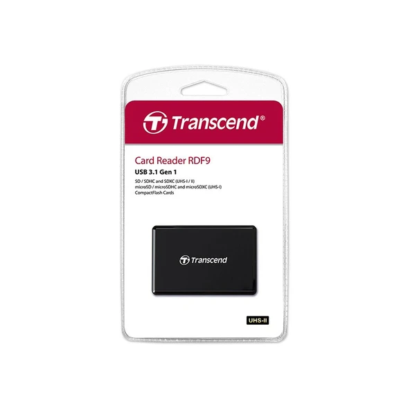 Transcend TS-RDF9K2 RDF9K2 USB 3.1  CF Micro SDHC Micro SDXC SDHC SDXC Kart Okuyucu ürün görseli 1