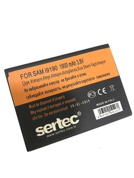 SERTEC - Samsung GALAXY S4 MINI i9190 / J1 2016 Uyumlu Batarya ürün görseli 1