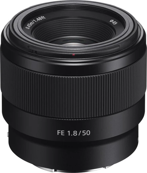 Sony FE 50mm f/1.8 SEL-50F18F Lens ürün görseli 1