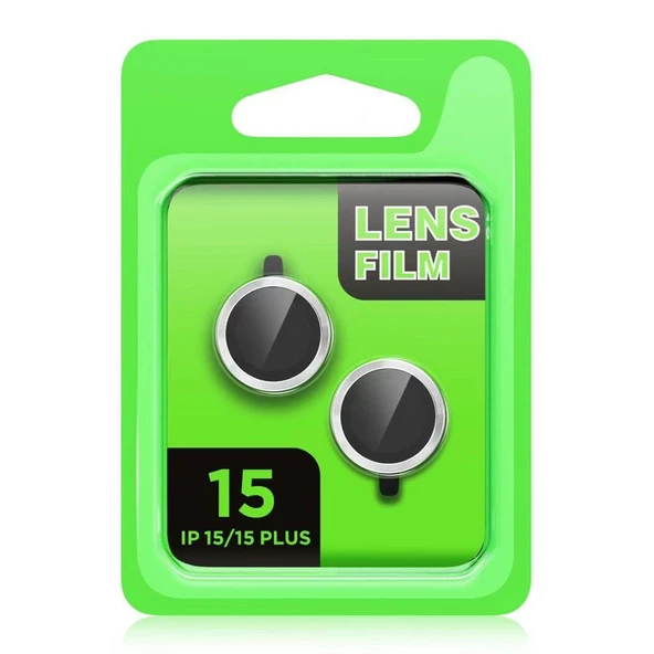 İphone 15 Raze Metal Kamera Lens - Pembe - Resim 2