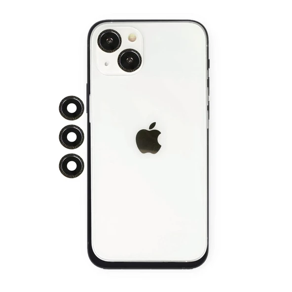 İphone 14 Shine Kamera Lens - Siyah ürün görseli 1