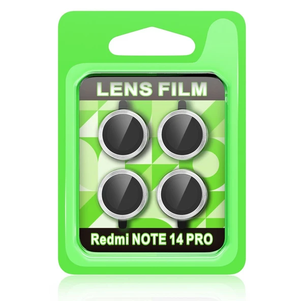 Xiaomi Redmi Note 14 Pro 5g Raze Metal Kamera Lens - Gümüş ürün görseli 1
