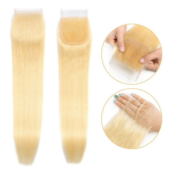 Peruk Tepesi Platin Renk (Closure) 20inch ürün görseli 1