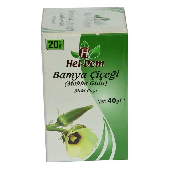 Bamya Çiçeği Mekke Gülü Çayı 2 Gr x 20 Süzen Poşet 40 Gr ürün görseli 1