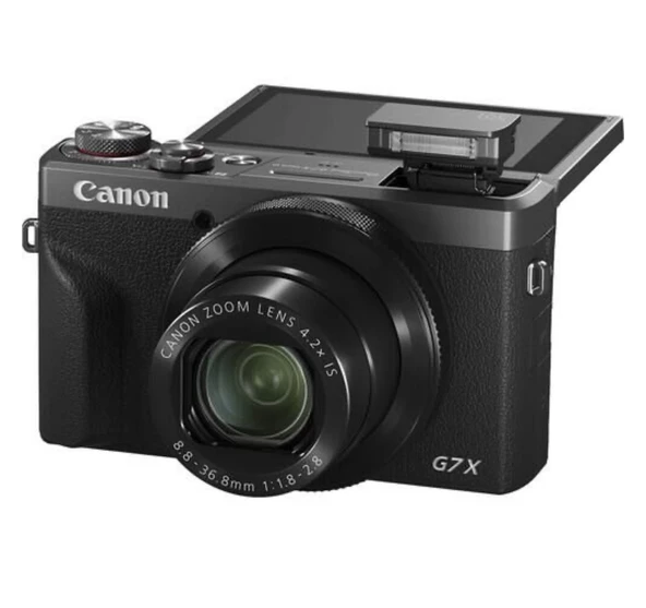 Canon PowerShot G7 X Mark III 30. Yıl Dönüm Siyah-Gümüş Dijital Fotoğraf Makinesi ürün görseli 1