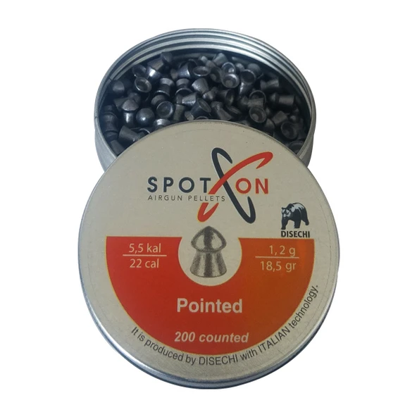Spoton Pointed Havalı Saçma 5.5 mm (200'lü) ürün görseli 1
