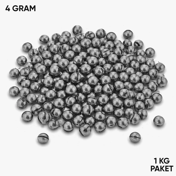 Kıstırma Yarma Kurşun - Kesikli Olta Kurşunu - 4 Gram (1 KG) ürün görseli 1
