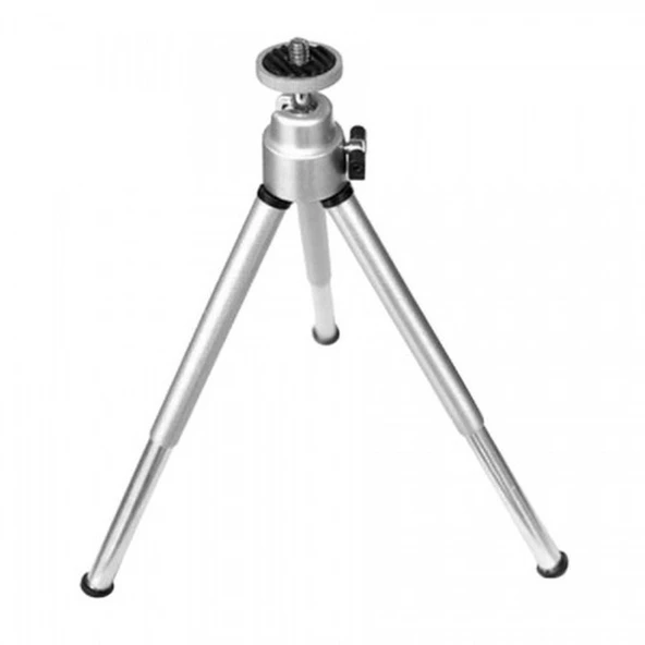 Metalik Renk Tripod 3 Yönlü Profesyonel Mini - Resim 3
