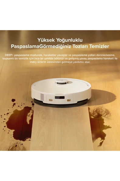 ROBOROCK Vacuum Q8 Max Pro Robot Süpürge Beyaz - Resim 5