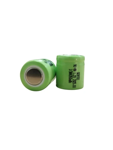 1.2V 350 Mah - 1/3AA - Ni-MH Şarjlı Pil - (Başsız / Flat Head) ürün görseli 1