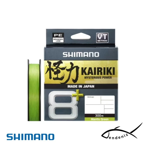 Shimano Kairiki 8+ 300m Mantis Green İp Misina ürün görseli 1