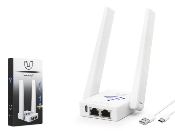 Wifi Repeater Router Access Point 300 Mbps R316 ürün görseli 1