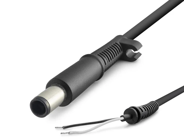 Laptop Adaptör Dc Jack Kablosu 200W 7.4 X 5.0 Mm Uyumlu 1.2 M - Siyah HDX5576 ürün görseli 1