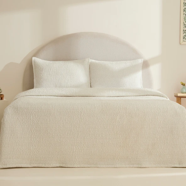 Karaca Home Linda Çift Kişilik Yatak Örtüsü Mint ürün görseli 1
