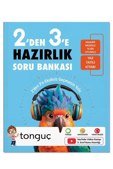 2'den 3'e Hazırlık Kitabı - Tonguç Yayınları ürün görseli 1