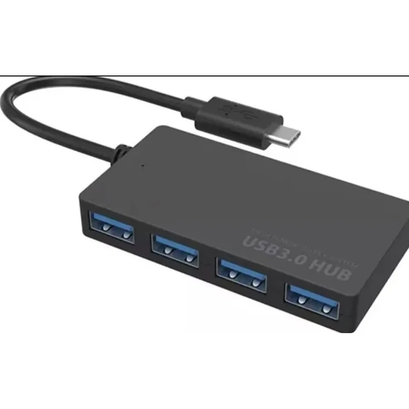 ZR424 Siyah 103U3 Type-C Usb 3.0 Hub ürün görseli 1