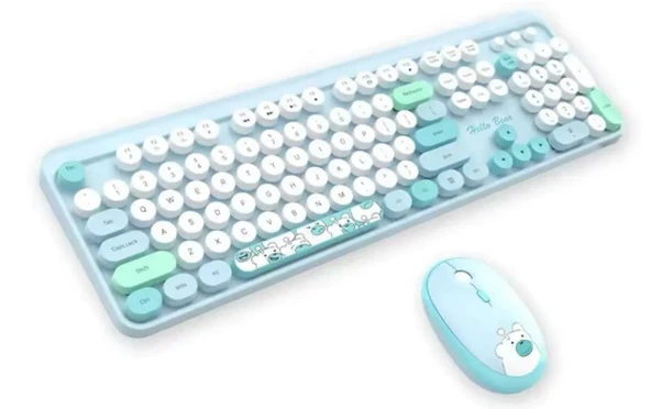 Mofii Zr513/M Sweet Mavi Klavye Mouse Set ürün görseli 1
