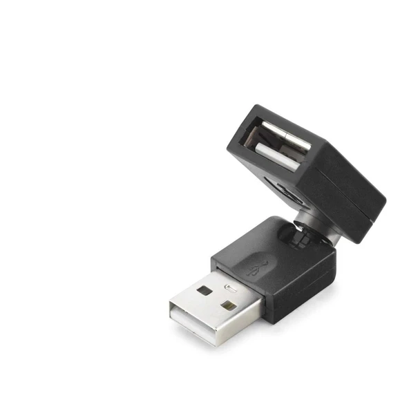 Usb To Usb F Çevirici Mafsallı Siyah HDX1357 ürün görseli 1