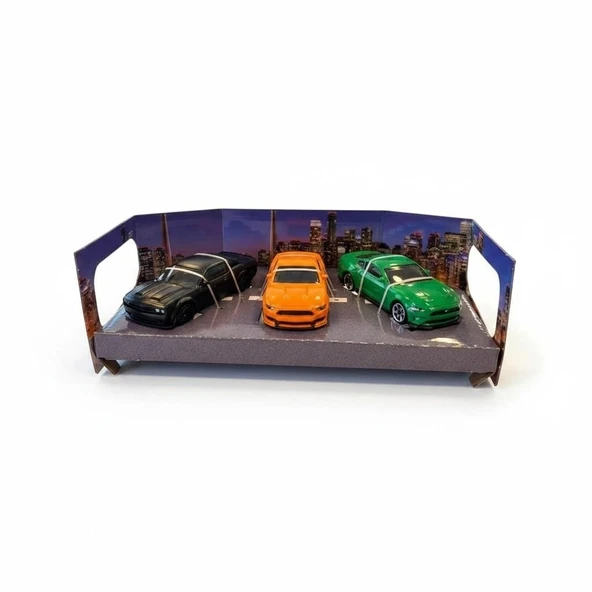 WP6433  1/64 DODGE CHALLENGER,FORD MUSTANG-EKN ürün görseli 1