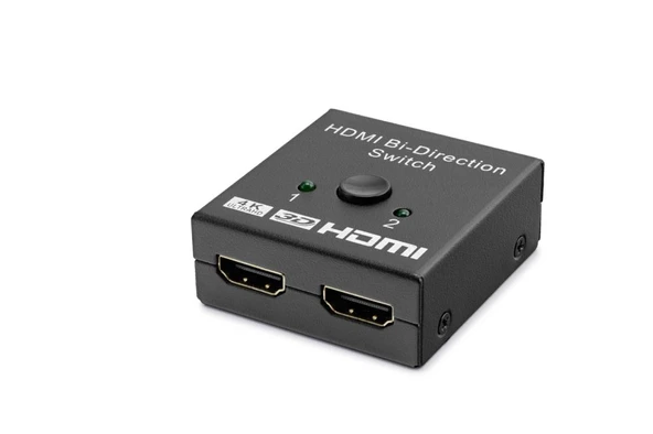 Hdmi Switch Bi-Direction 2 In 1 Out - Siyah HDX1296 ürün görseli 1