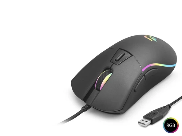 G902 Mouse 3600 Dpi 6 Tuş 1000 Hz Rgb - Siyah ürün görseli 1