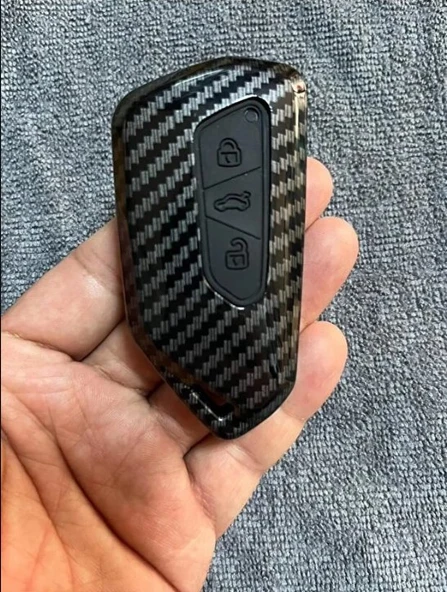 Golf 8 Uyumlu 2021+ Uyumlu Karbon Anahtar Koruma Kılıfı 3.Resime Bakınız ürün görseli 1