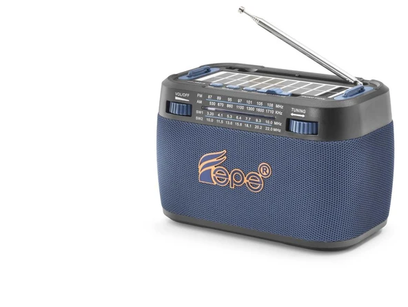 Bluetooth Fm Radyo Usb Tf Aux Solar Şarjli Taşinabi̇li̇r Kamp Hoparlör FP395S ürün görseli 1