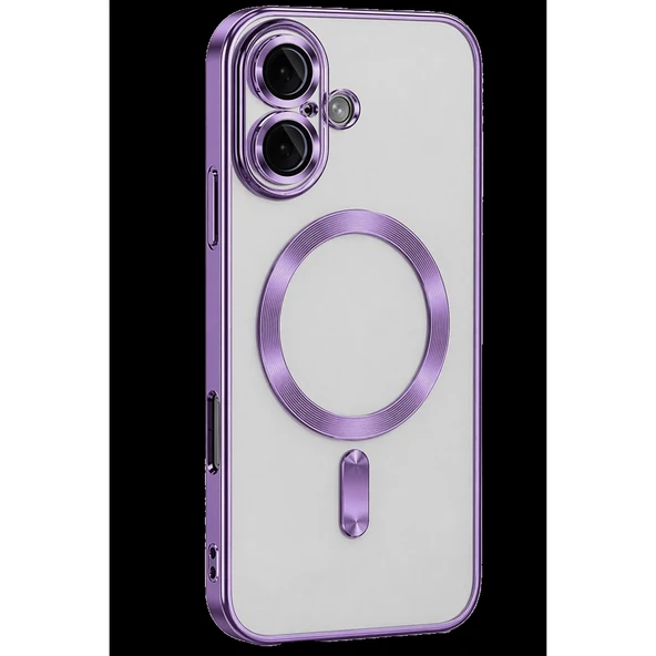 Apple İphone 16 Kılıf Kross Magneticsafe Kapak - Mor ürün görseli 1