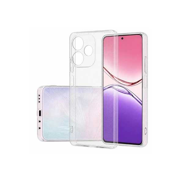 Oppo A5 Pro 4g Kılıf Lüx Şeffaf Silikon ürün görseli 1