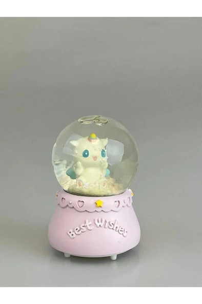 NEDI KAR KURESI UNICORN KEDILI ISIKLI NEDI-CX45-31 ürün görseli 1