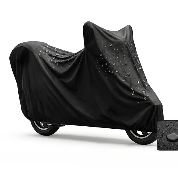 Motosiklet ve Scooter Koruma Brandası – Su ve Toz Geçirmez 180x120 cm ürün görseli 1