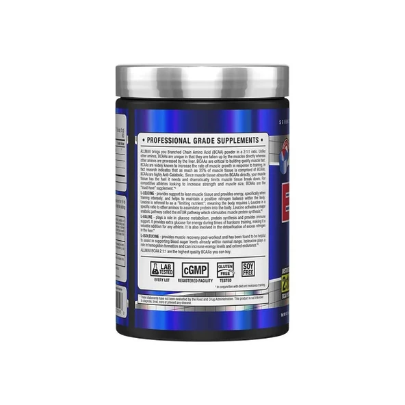 ALLMAX Nutrition BCAA 2:1:1 400 Gram - Resim 2