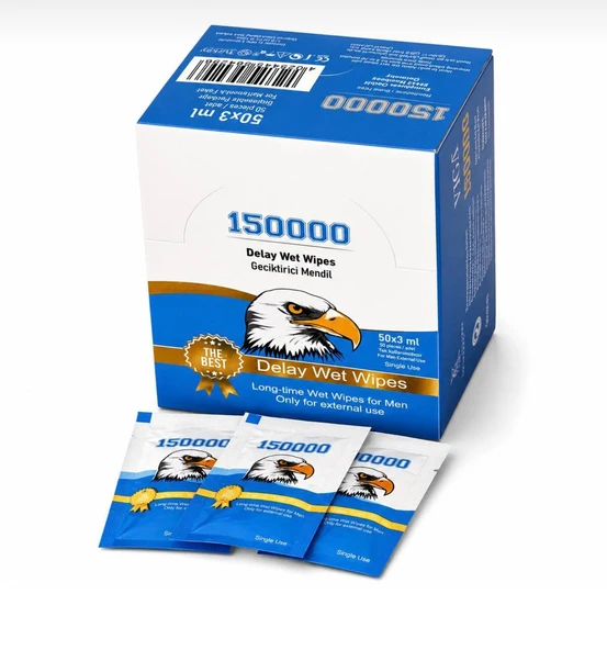 Super Optimus rötar 150000 mavi mendil Uzun Deneyim mendili 50 Adet ürün görseli 1