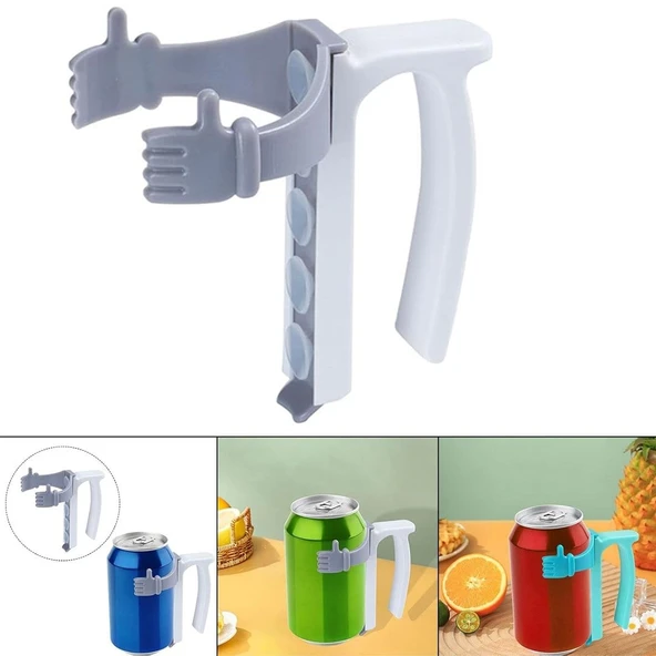 Sunup SN-29912 Kaymaz Saplı El Tasarım Kutu İçecek Tutucu ürün görseli 1