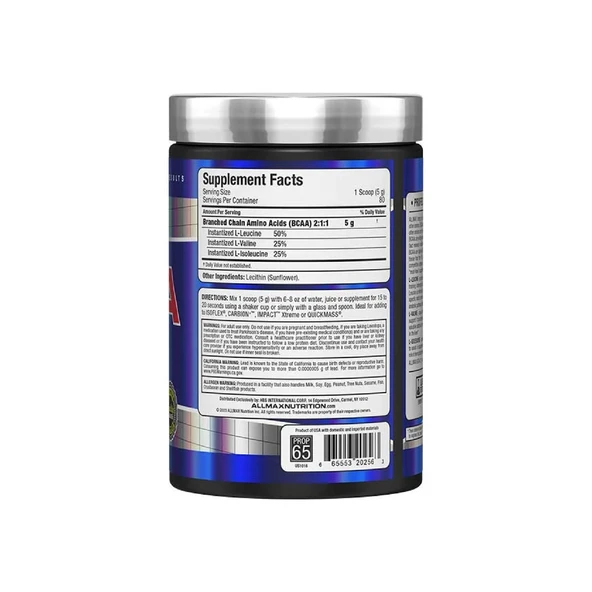 ALLMAX Nutrition BCAA 2:1:1 400 Gram - Resim 3