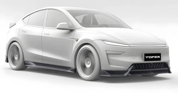 TESLA JUNİPER İÇİN UYUMLU YOFER DİZAYN MAT SİYAH BODY KİT SETİ ürün görseli 1