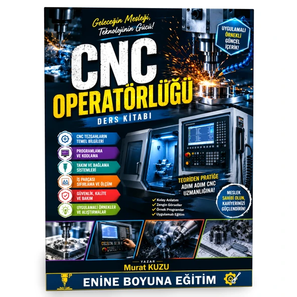 CNC Operatörlüğü Ders Kitabı ürün görseli 1