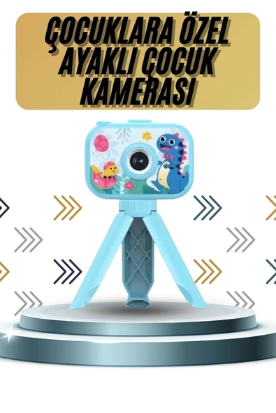 Ayaklı Çocuk Kamerası Tripodlu Mini 1080p Hd Çocuk Kamera ürün görseli 1